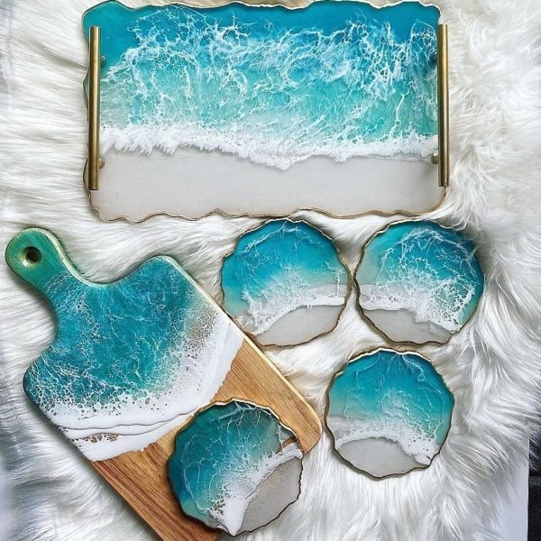 Epoxy decorative